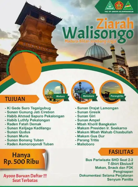 Contoh Brosur Wisata Religi Walisongo