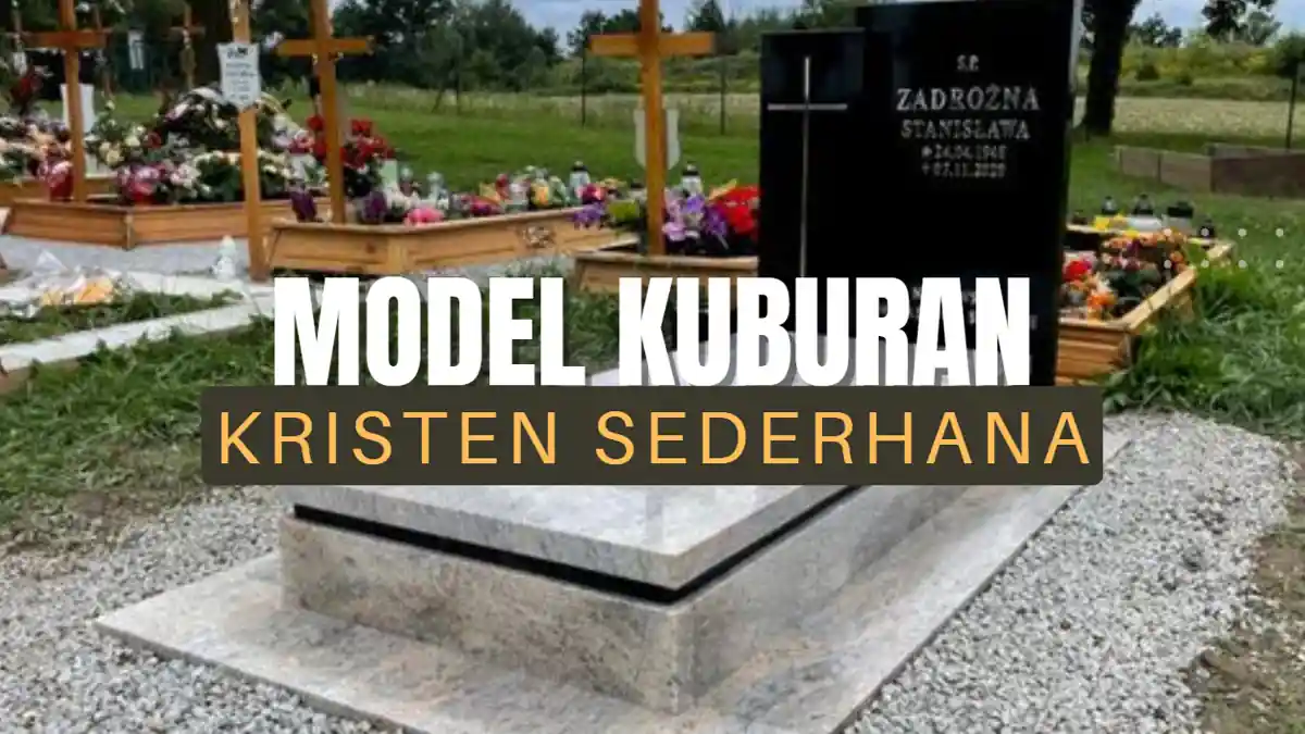 Model Kuburan Kristen Sederhana